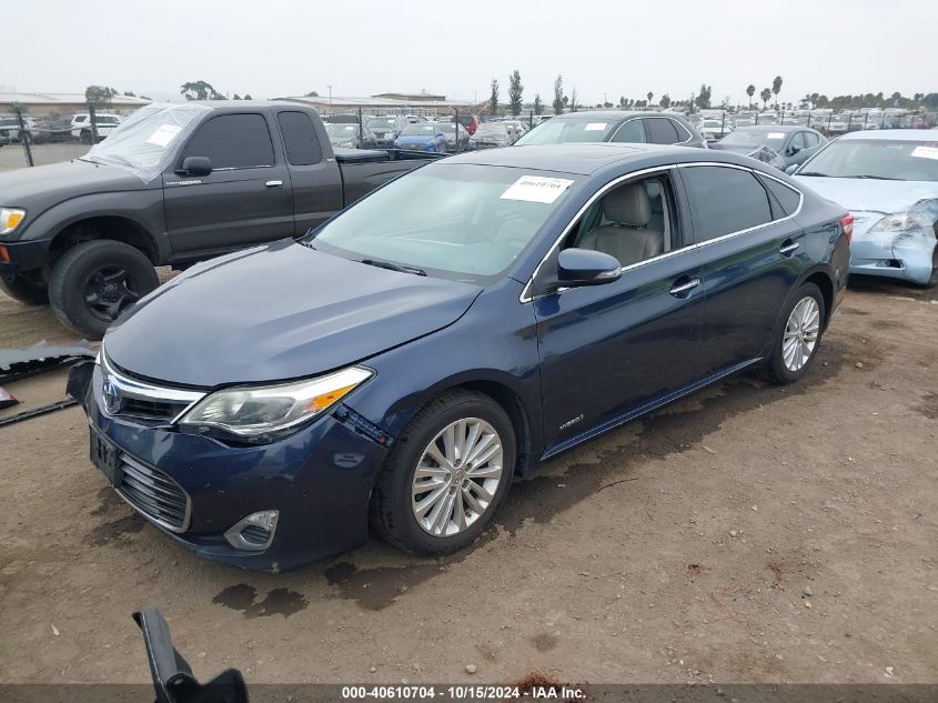 2014 Toyota Avalon Hybrid Xle Premium VIN: 4T1BD1EBXEU028316 Lot: 40610704