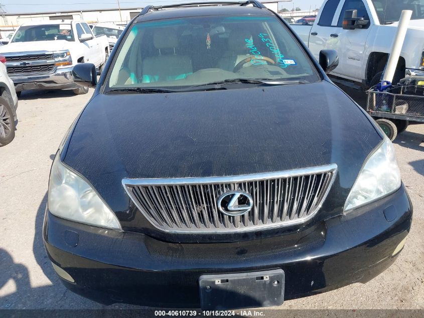 2007 Lexus Rx 350 Base (A5) VIN: 2T2GK31UX7C009117 Lot: 40610739