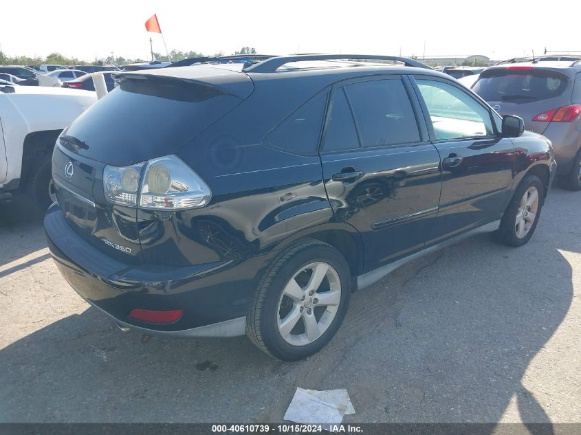 2007 Lexus Rx 350 Base (A5) VIN: 2T2GK31UX7C009117 Lot: 40610739