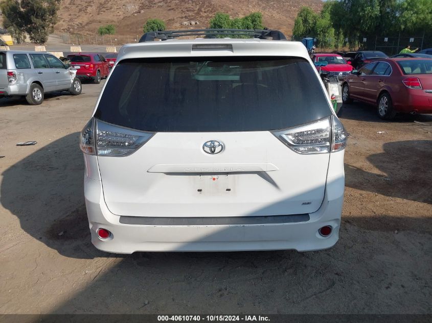 2014 Toyota Sienna Se 8 Passenger VIN: 5TDXK3DC7ES505245 Lot: 40610740