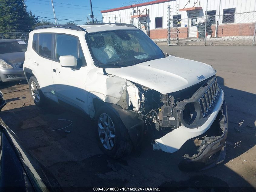 2018 Jeep Renegade Latitude Fwd VIN: ZACCJABB0JPH42375 Lot: 40610803