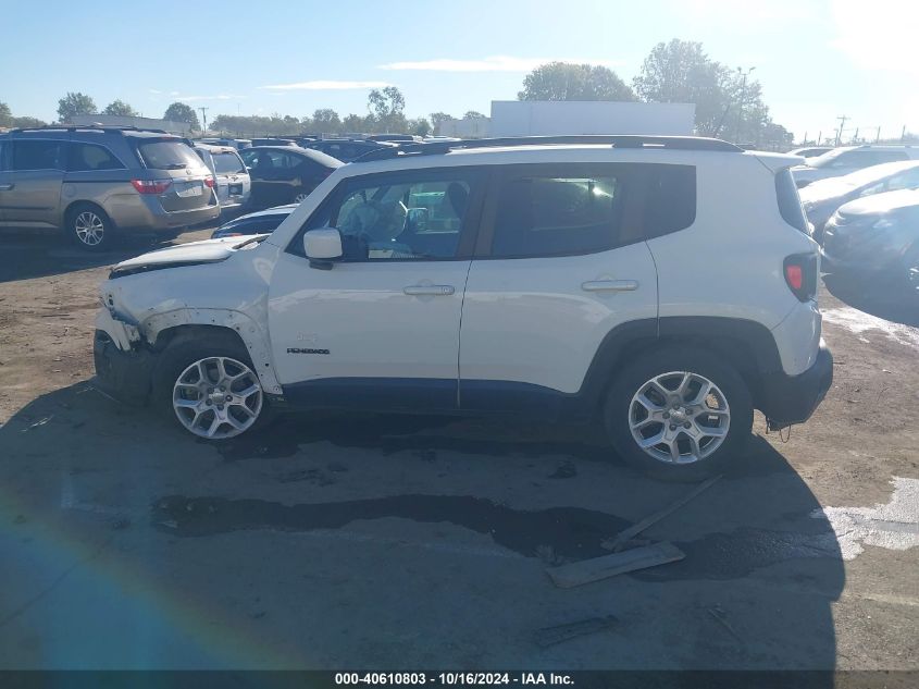 2018 Jeep Renegade Latitude Fwd VIN: ZACCJABB0JPH42375 Lot: 40610803