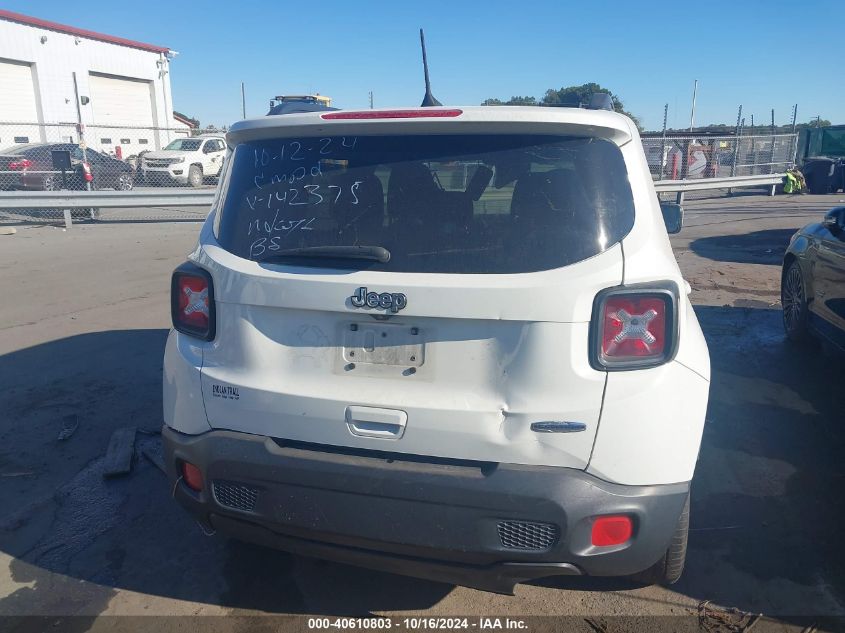 2018 Jeep Renegade Latitude Fwd VIN: ZACCJABB0JPH42375 Lot: 40610803