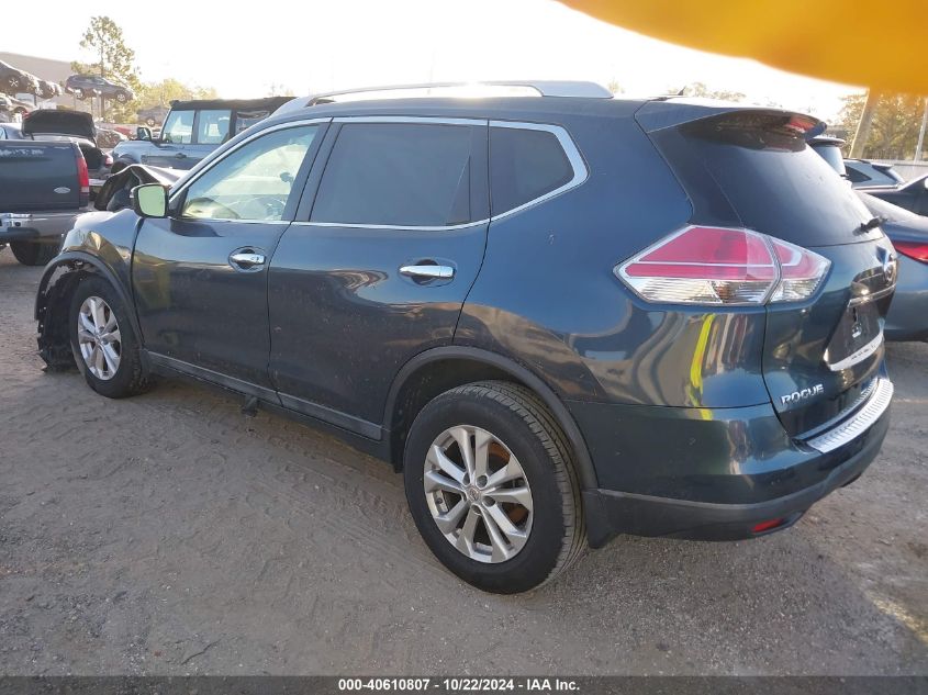 VIN 5N1AT2MT4EC849173 2014 Nissan Rogue, SV no.3