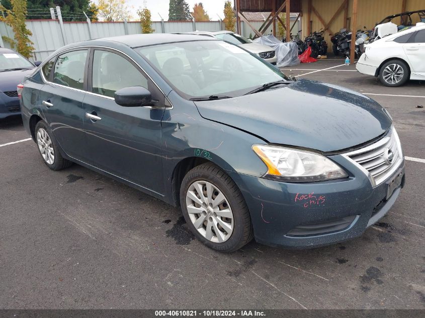 VIN 3N1AB7APXFY264427 2015 Nissan Sentra, SV no.1