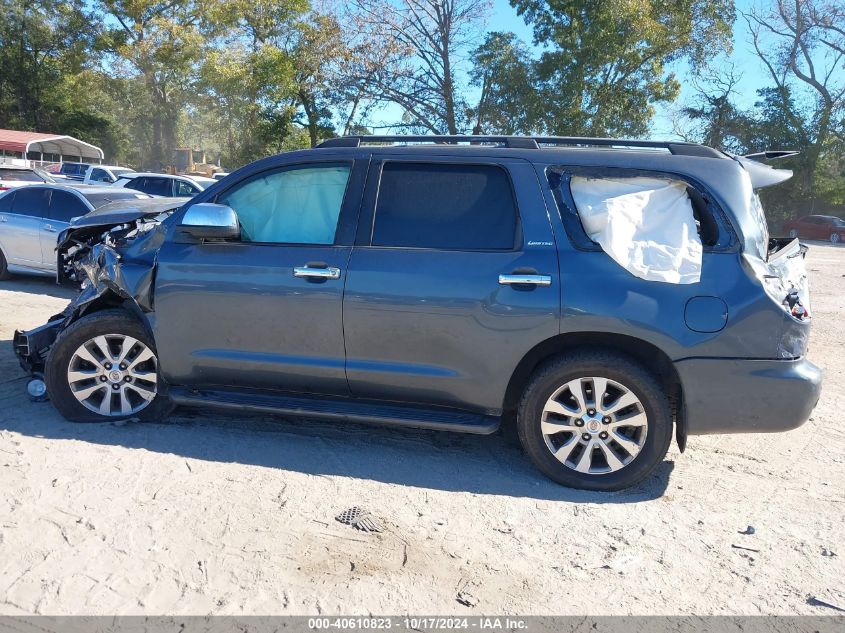 2008 Toyota Sequoia Limited VIN: 5TDBY68A98S005661 Lot: 40610823