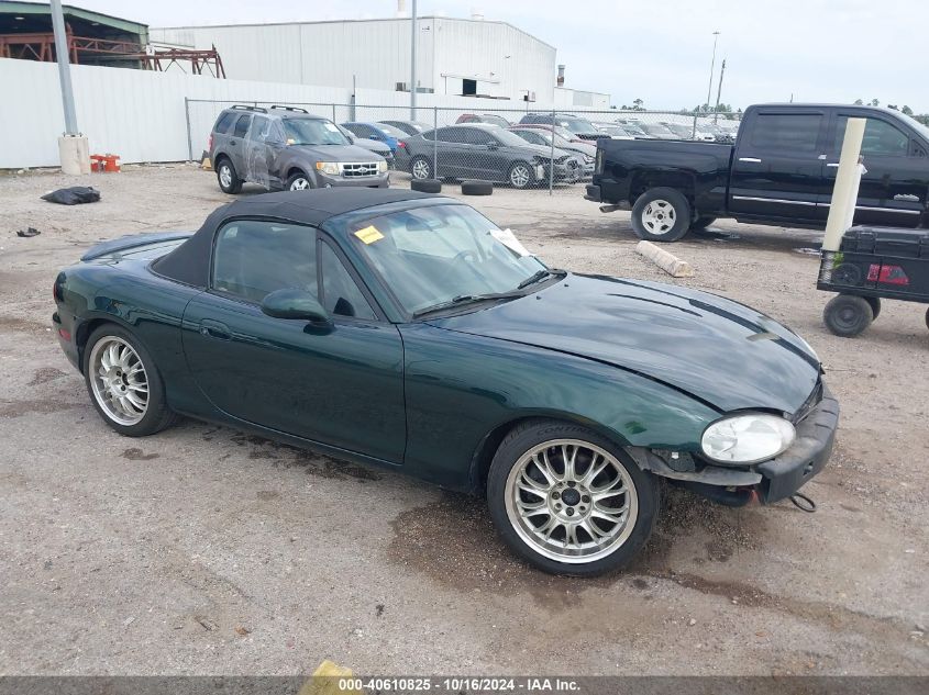 1999 Mazda Mx-5 Miata Leather Pkg/Popular Equipment Pkg/Sports Pkg/Touring Pkg VIN: JM1NB3531X0102860 Lot: 40610825