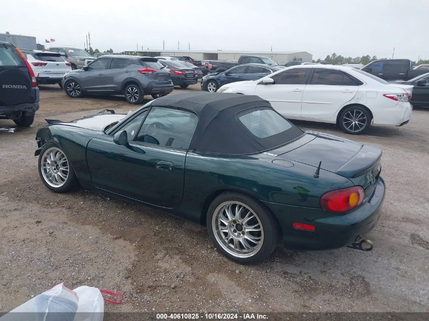 1999 Mazda Mx-5 Miata Leather Pkg/Popular Equipment Pkg/Sports Pkg/Touring Pkg VIN: JM1NB3531X0102860 Lot: 40610825