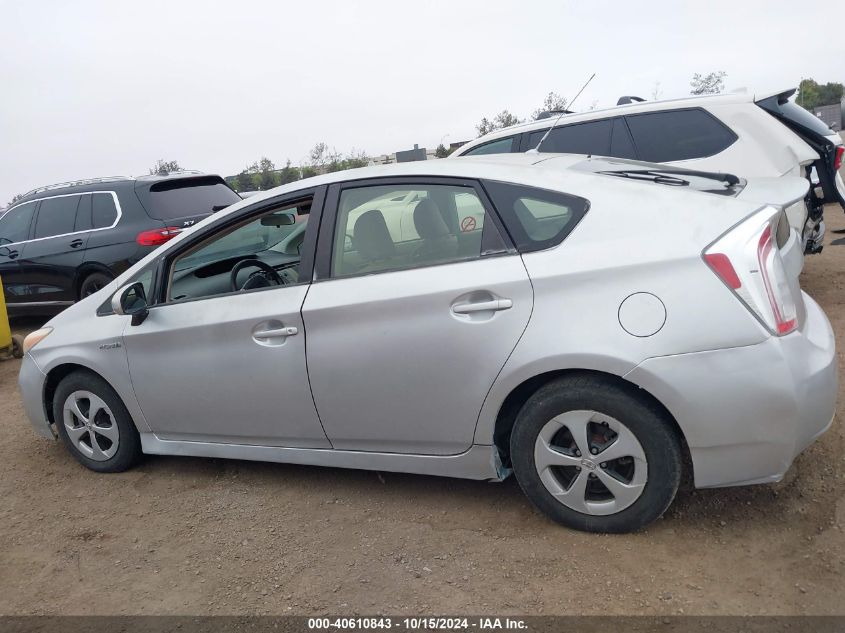 2013 Toyota Prius Two VIN: JTDKN3DU2D1620342 Lot: 40610843