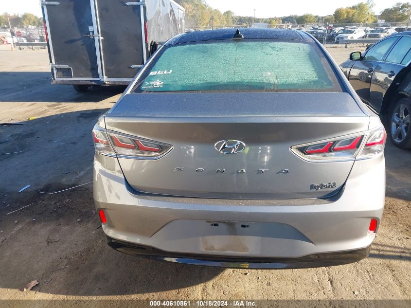 2018 Hyundai Sonata Hybrid Limited VIN: KMHE34L33JA082372 Lot: 40610861