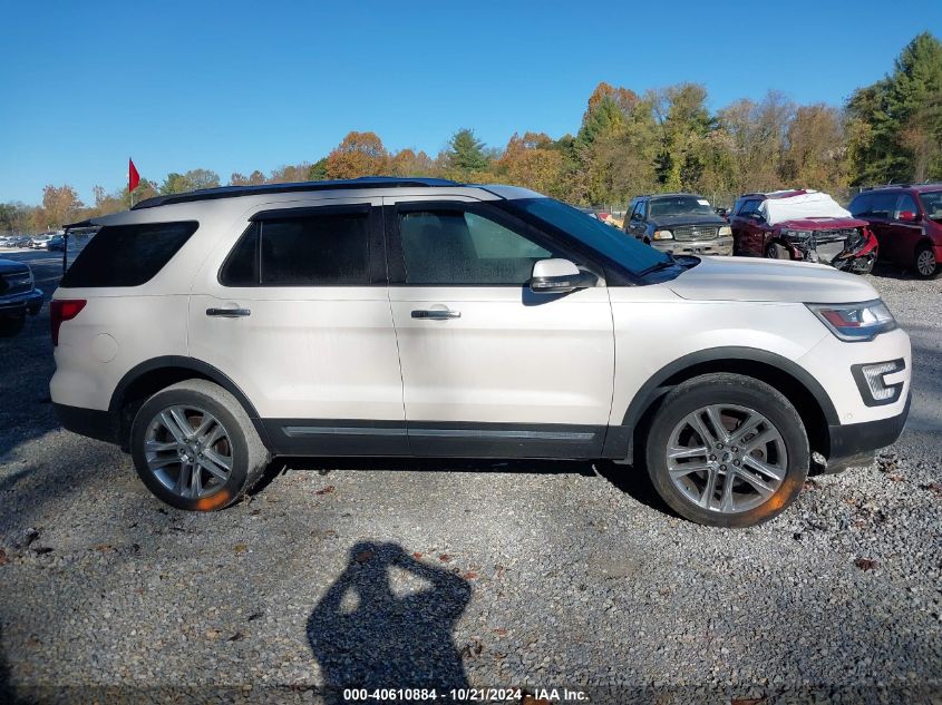 2017 Ford Explorer Limited VIN: 1FM5K8F80HGD74585 Lot: 40610884