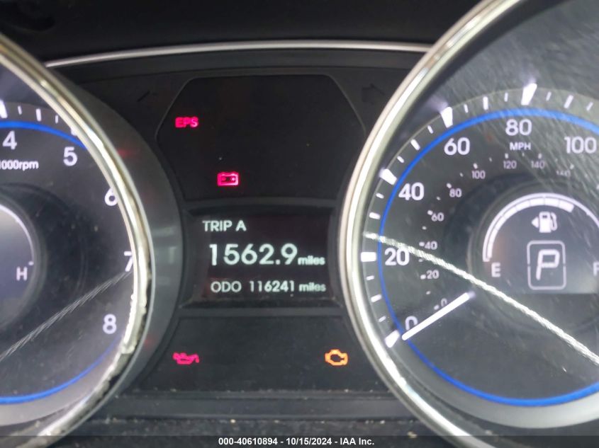 2013 Hyundai Sonata Gls VIN: 5NPEB4AC8DH712684 Lot: 40610894