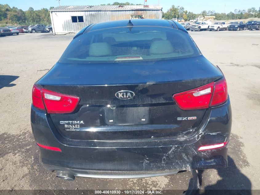 2015 Kia Optima Ex VIN: 5XXGN4A79FG435741 Lot: 40610930