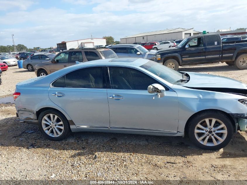 2011 Lexus Es 350 VIN: JTHBK1EGXB2454938 Lot: 40610944