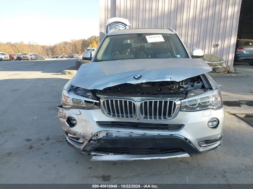 2017 BMW X3 xDrive28I VIN: 5UXWX9C5XH0T14847 Lot: 40610948