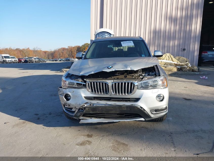 2017 BMW X3 xDrive28I VIN: 5UXWX9C5XH0T14847 Lot: 40610948