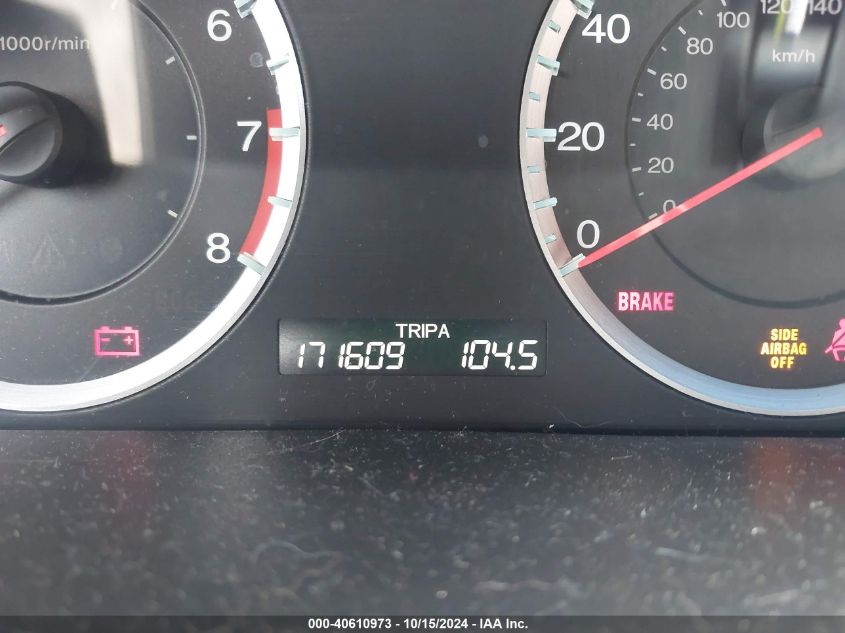 2009 Honda Accord 3.5 Ex-L VIN: 1HGCS21859A007994 Lot: 40610973