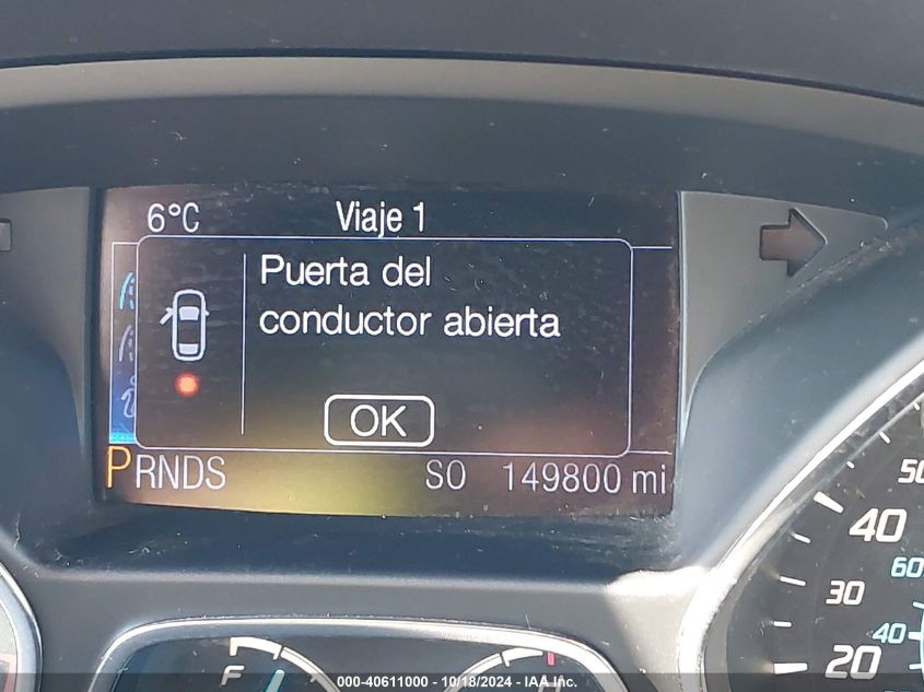 2013 Ford Escape Titanium VIN: 1FMCU9J97DUB50104 Lot: 40611000