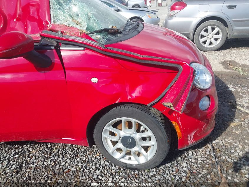 2013 Fiat 500 Pop VIN: 3C3CFFAR5DT600747 Lot: 40611008