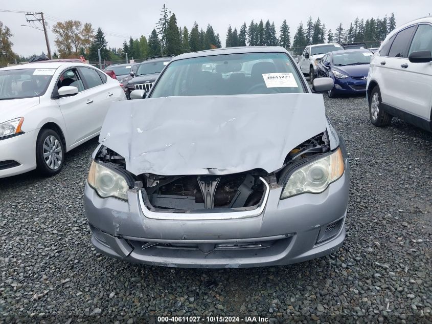 2009 Subaru Legacy 2.5I VIN: 4S3BL616997231067 Lot: 40611027