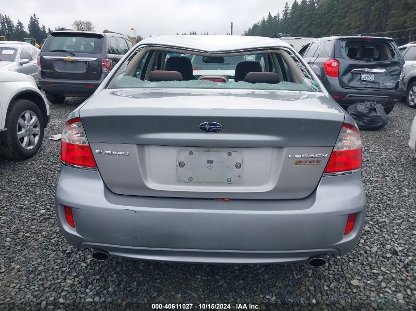 2009 Subaru Legacy 2.5I VIN: 4S3BL616997231067 Lot: 40611027