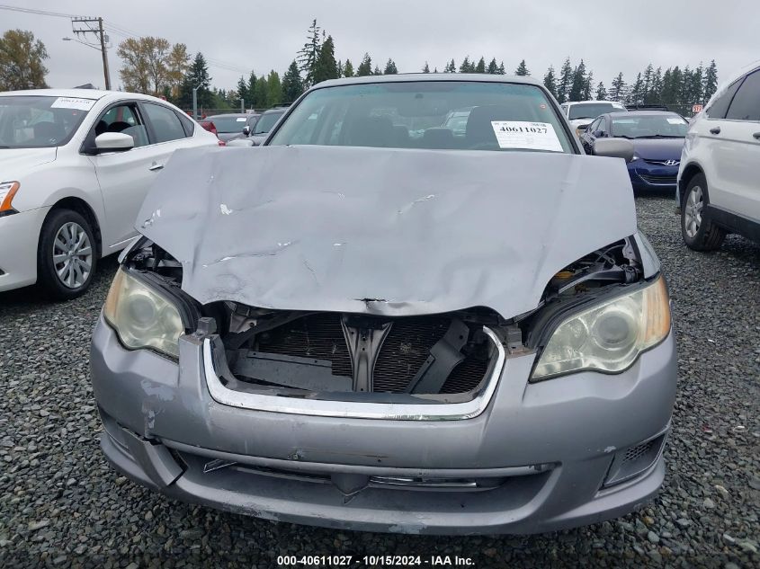 2009 Subaru Legacy 2.5I VIN: 4S3BL616997231067 Lot: 40611027