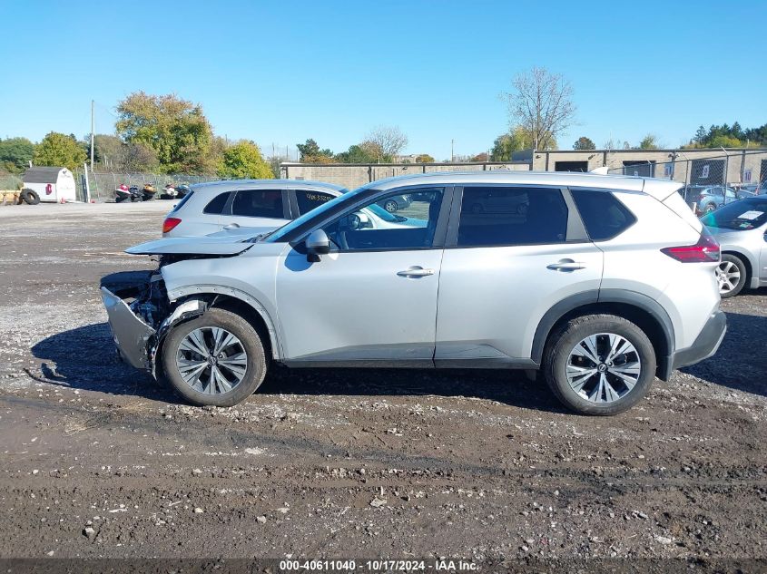 2022 Nissan Rogue Sv Intelligent Awd VIN: JN8BT3BB7NW330744 Lot: 40611040