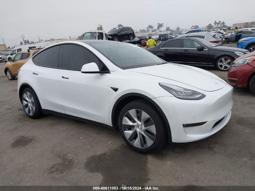 2021 Tesla Model Y Long Range Dual Motor All-Wheel Drive VIN: 5YJYGDEE1MF118060 Lot: 40611053