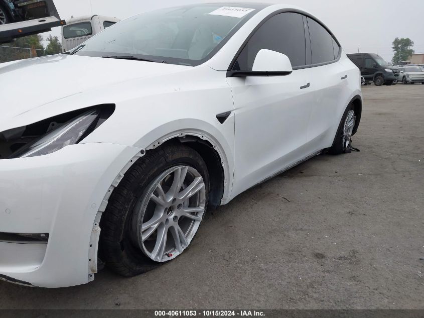 2021 TESLA MODEL Y LONG RANGE DUAL MOTOR ALL-WHEEL DRIVE - 5YJYGDEE1MF118060