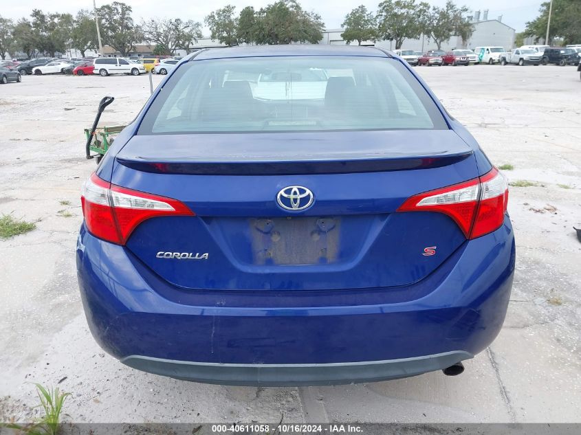 2015 Toyota Corolla S Plus VIN: 2T1BURHE6FC355271 Lot: 40611058