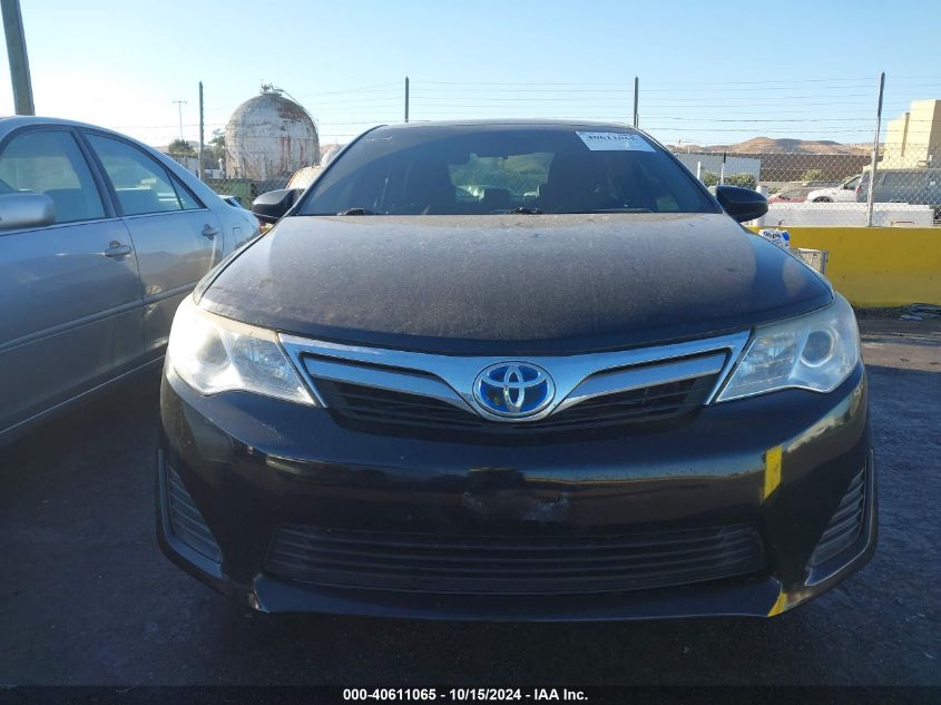 2012 Toyota Camry Hybrid Le VIN: 4T1BD1FK7CU028155 Lot: 40611065