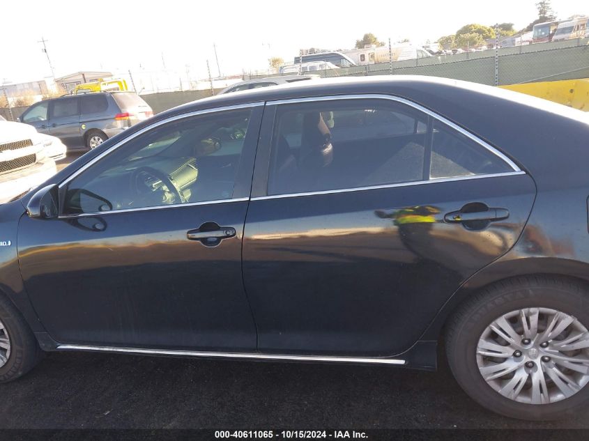 2012 Toyota Camry Hybrid Le VIN: 4T1BD1FK7CU028155 Lot: 40611065