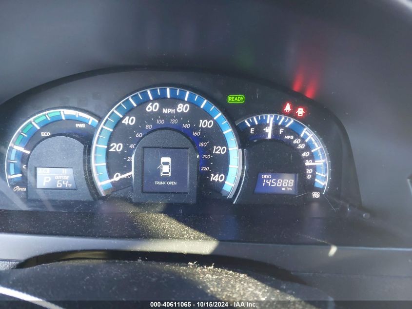 2012 Toyota Camry Hybrid Le VIN: 4T1BD1FK7CU028155 Lot: 40611065