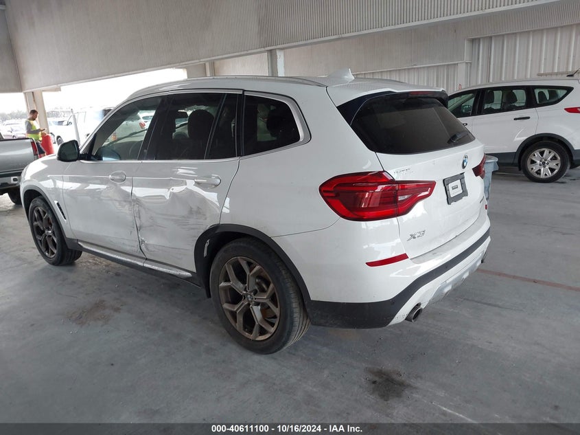 2021 BMW X3 SDRIVE30I VIN: 5UXTY3C00M9E41827
