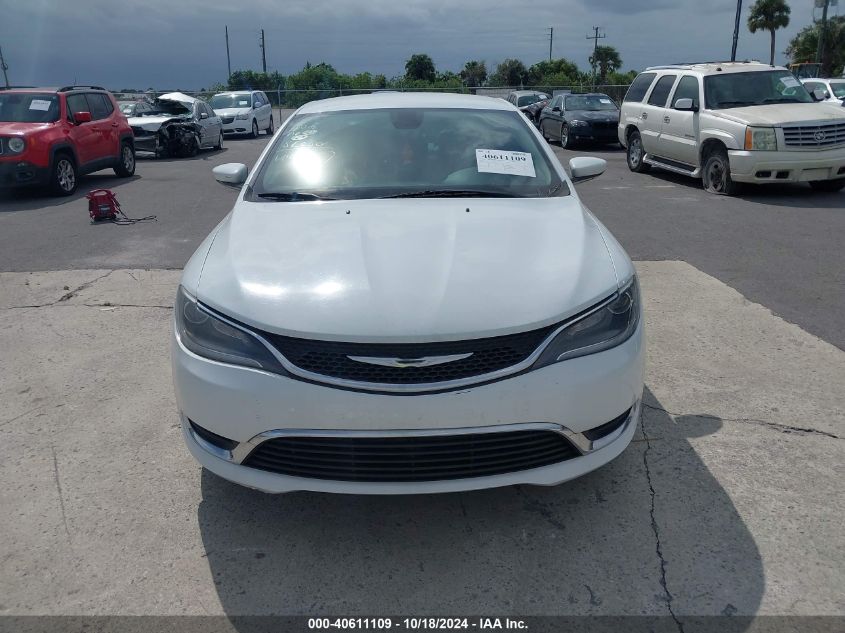 2015 Chrysler 200 C VIN: 1C3CCCCB2FN577857 Lot: 40611109