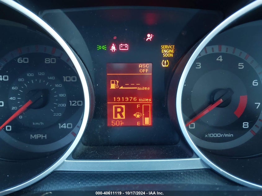 2007 Mitsubishi Outlander Ls VIN: JA4MT31X97U001487 Lot: 40611119