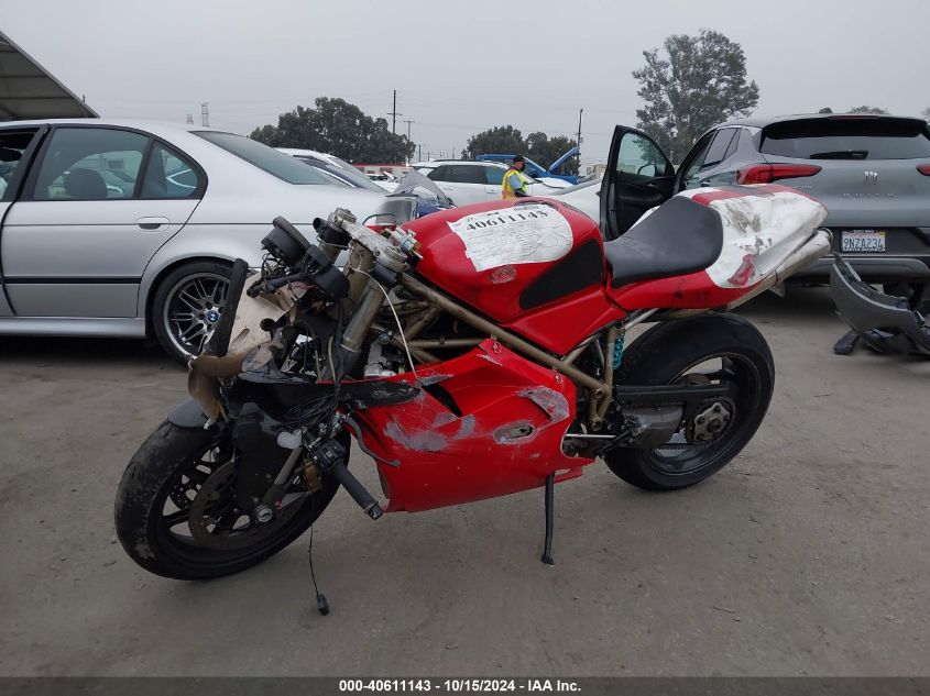 1998 Ducati 916 VIN: ZDM1SB8S2WB013544 Lot: 40611143