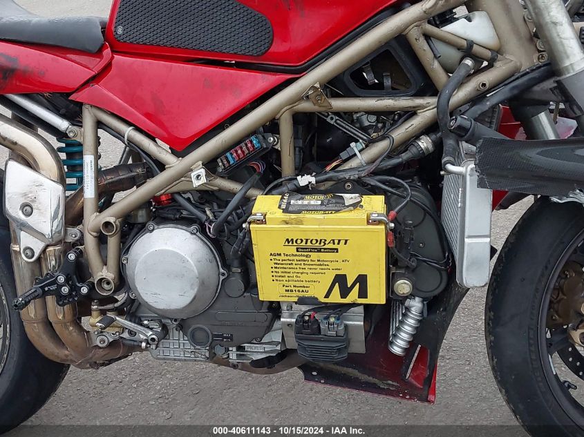 1998 Ducati 916 VIN: ZDM1SB8S2WB013544 Lot: 40611143