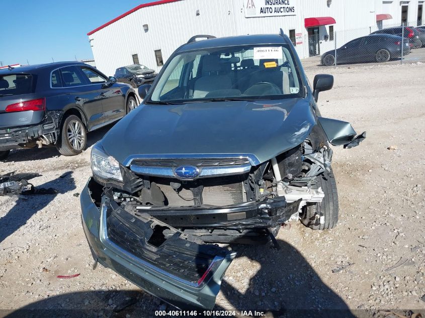 2018 Subaru Forester 2.5I VIN: JF2SJABC2JH538058 Lot: 40611146