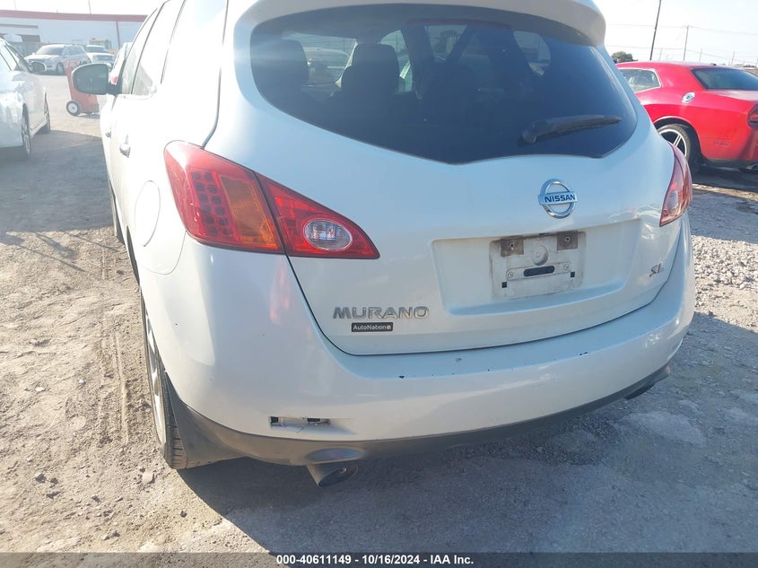 2010 Nissan Murano Sl VIN: JN8AZ1MUXAW005769 Lot: 40611149