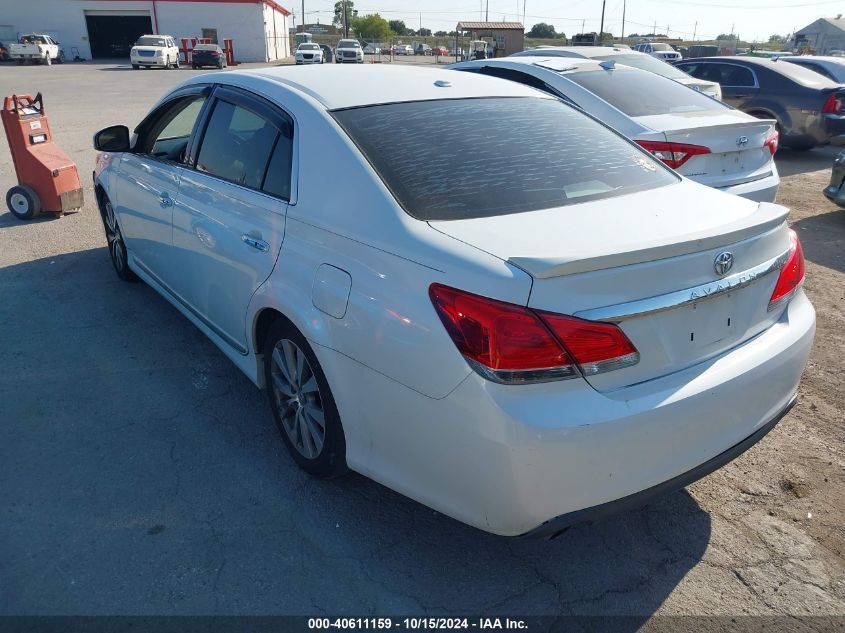 2011 Toyota Avalon Limited VIN: 4T1BK3DB5BU394456 Lot: 40611159