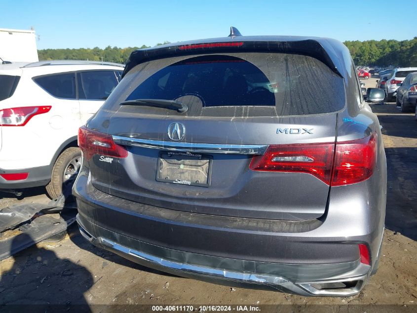 2017 Acura Mdx Technology Package VIN: 5FRYD3H57HB010514 Lot: 40611170