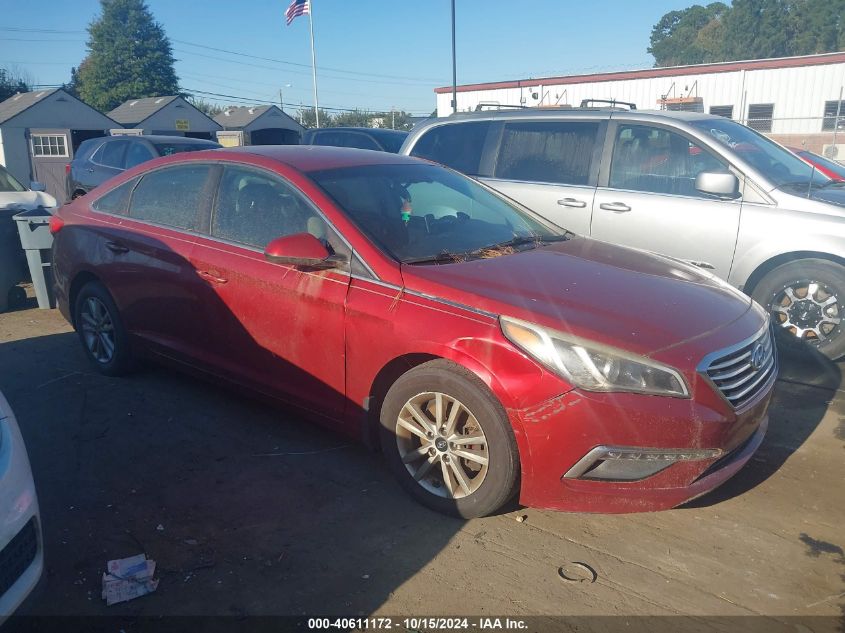 2015 Hyundai Sonata Se VIN: 5NPE24AF9FH207606 Lot: 40611172