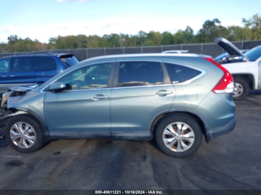 2012 Honda Cr-V Ex-L VIN: JHLRM3H72CC004006 Lot: 40611221