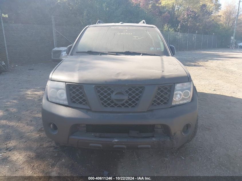 2011 Nissan Pathfinder Silver VIN: 5N1AR1NB6BC620388 Lot: 40611246