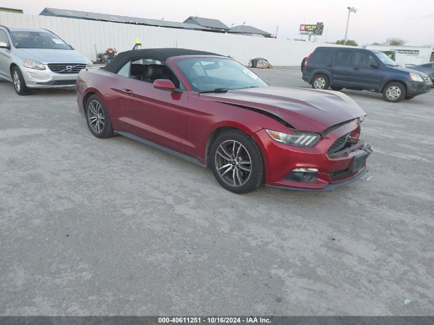 2016 FORD MUSTANG ECOBOOST PREMIUM - 1FATP8UH5G5212841