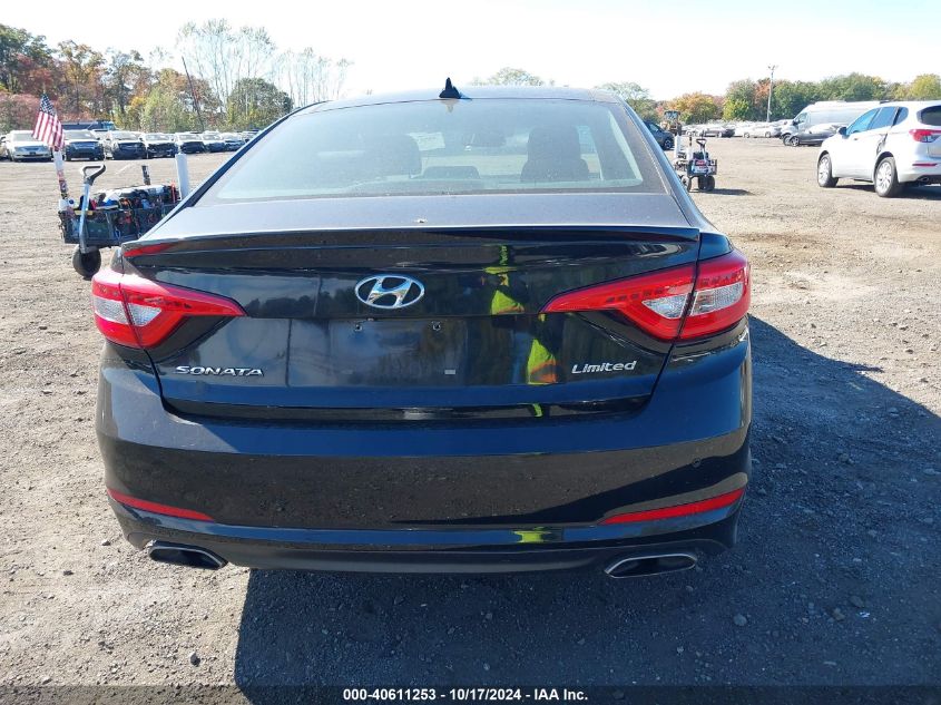 2016 Hyundai Sonata Limited VIN: 5NPE34AF1GH320948 Lot: 40611253