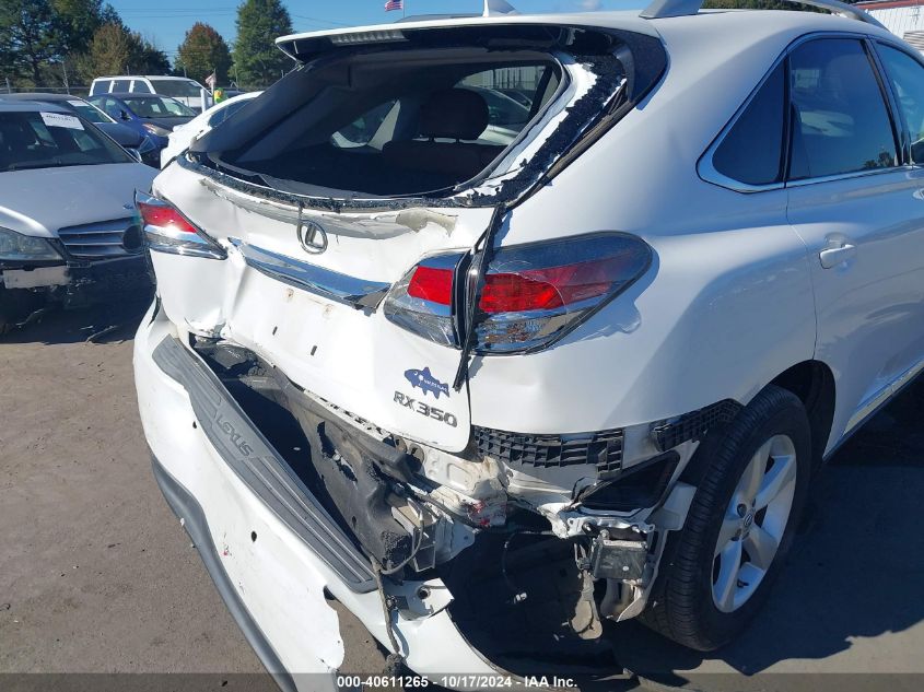 2014 Lexus Rx 350 VIN: 2T2BK1BAXEC247338 Lot: 40611265