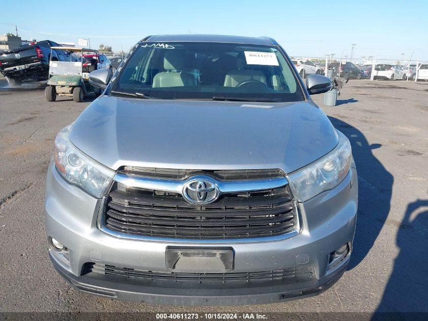 2014 TOYOTA HIGHLANDER LIMITED V6 - 5TDDKRFH7ES069950