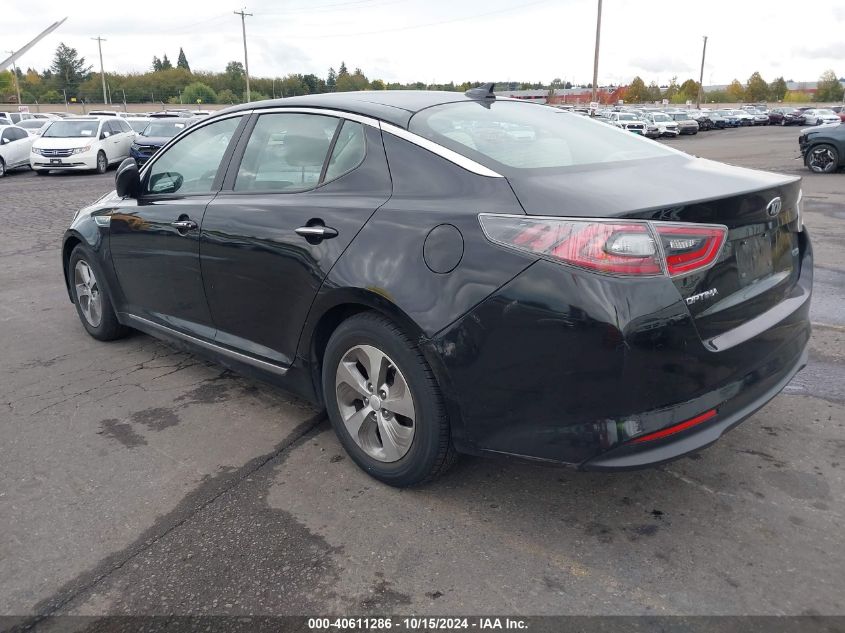 2014 Kia Optima Hybrid Lx VIN: KNAGM4AD7E5064460 Lot: 40611286